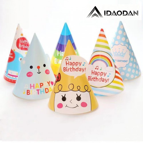 32Pcs Colorful Party Hats for Kids Happy Birthday 